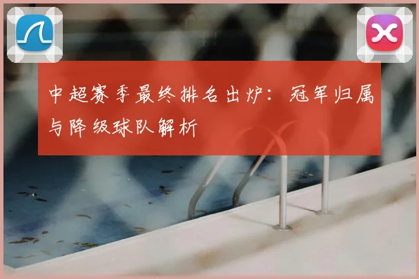 中超赛季最终排名出炉：冠军归属与降级球队解析
